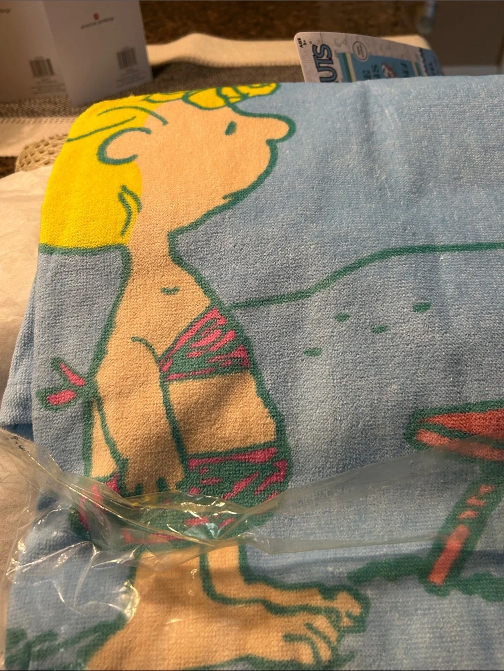 Peanuts Beachy Beach Colorful Pattern Indoor & Outdoor Towel 100% Cotton